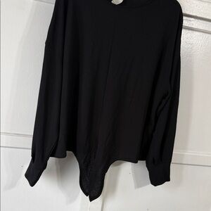 H&M Classic Black Blouse